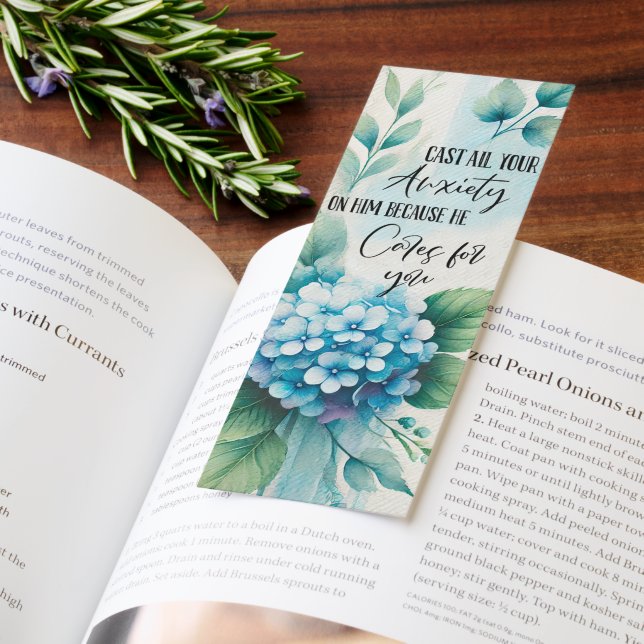 Cast All Your Anxiety 1 Peter 5:7 Bookmarks (Book)