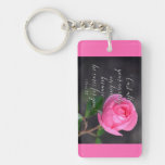 Cast all your Anxiety Christian Bible Verse Prayer Keychain