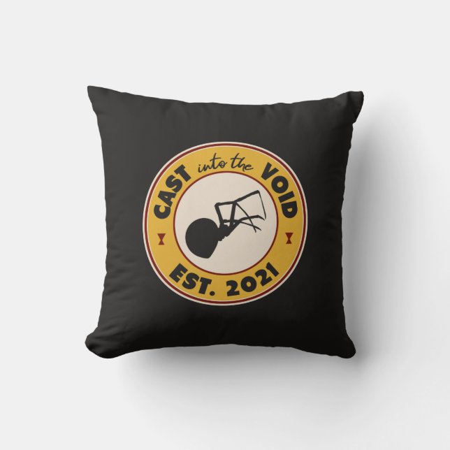 Cast into the Void Pillow Front and Back Design (Front)