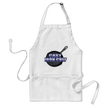 Cast Iron Chef Adult Apron by BrianWonderful at Zazzle