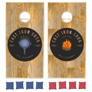Cast Iron Cook for Life Well Seasoned Cornhole Set