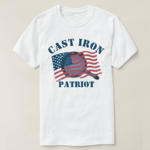 Cast Iron Patriot Skillet T-Shirt 