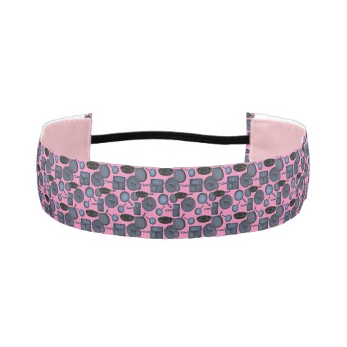 Cast Iron Pattern Athletic Headband