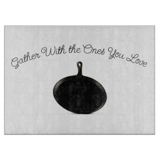 Cast Iron Skillet Collection Cutting Board