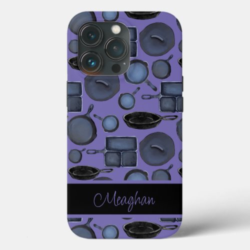 Cast Iron Skillets Pattern Personalized  iPhone 13 Pro Case
