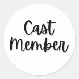 Cast Member sticker