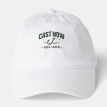 Cast Now-Talk Later- Fishing T-shirt