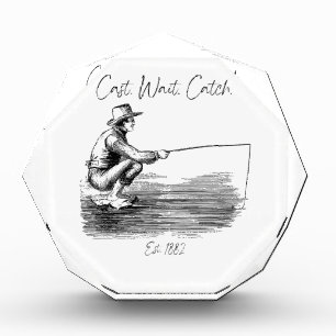 Cast. Wait. Catch Acrylic Award