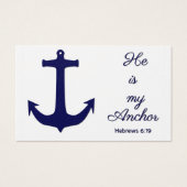 Cast Your Cares Waves Prayer Card (Back)