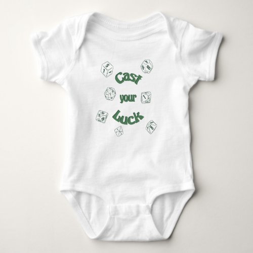 Cast your luck baby bodysuit