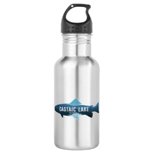 Castaic Lake California Fish Stainless Steel Water Bottle