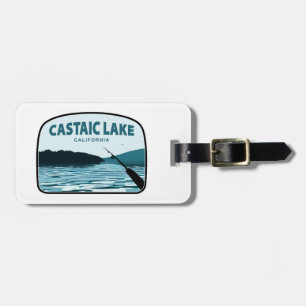Castaic Lake California Fishing Rod Luggage Tag