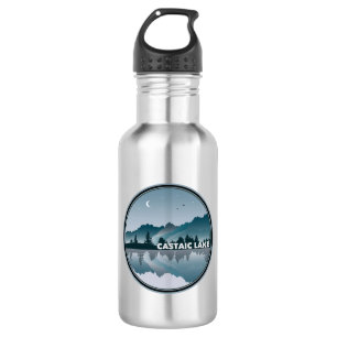 Castaic Lake California Reflection Stainless Steel Water Bottle