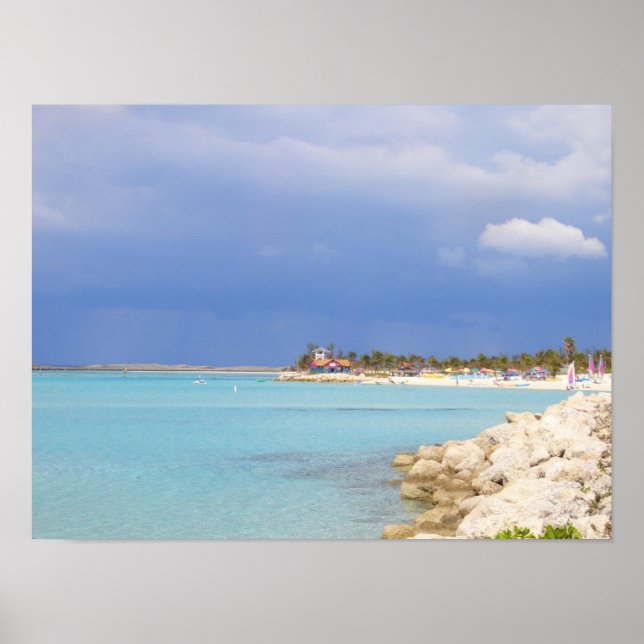 Castaway Cay Beach Poster (Front)