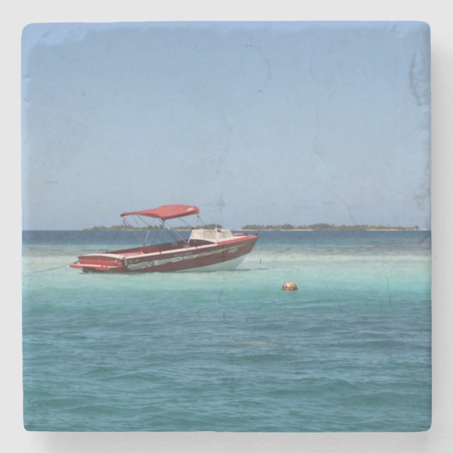 Castaway Daydream - Tahiiti Stone Coaster (Front)