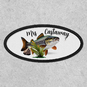 Castaway Rainbow Trout In Own Environment Patch