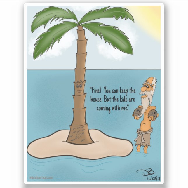 Castaway Sticker (Front)