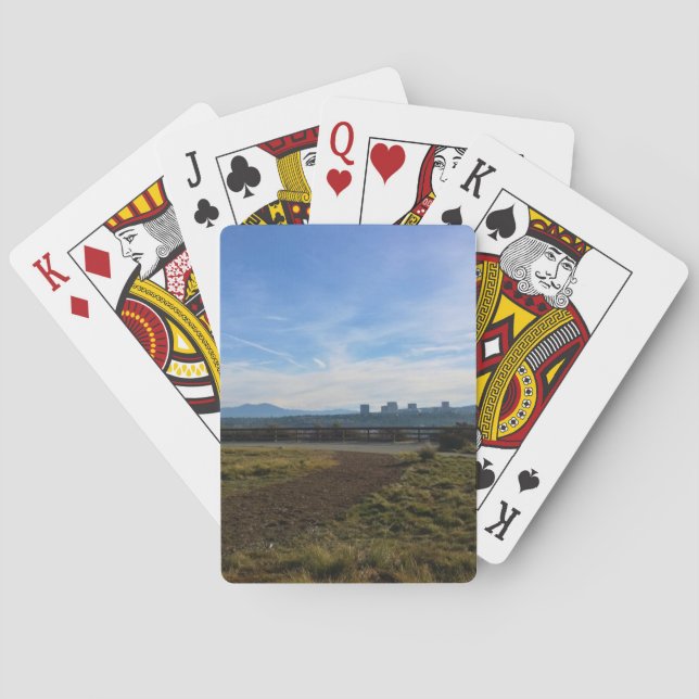 Castaways Park, Newport Beach, California Poker Cards (Back)
