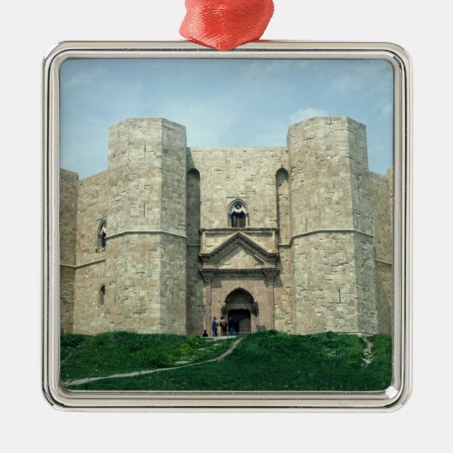 Castel del Monte Metal Ornament (Front)