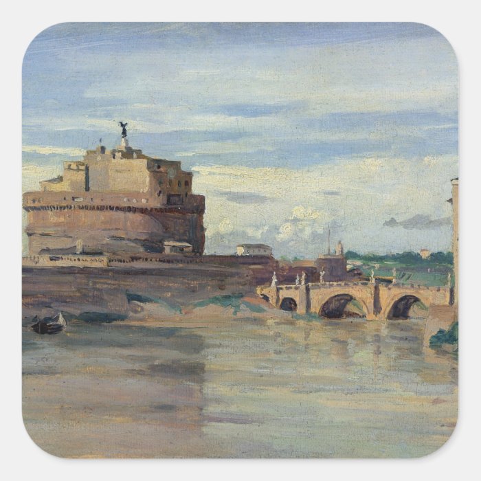 Castel Sant' Angelo and the River Tiber, Rome Sticker