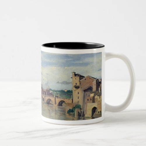 Castel Sant Angelo and the River Tiber Rome Two_Tone Coffee Mug
