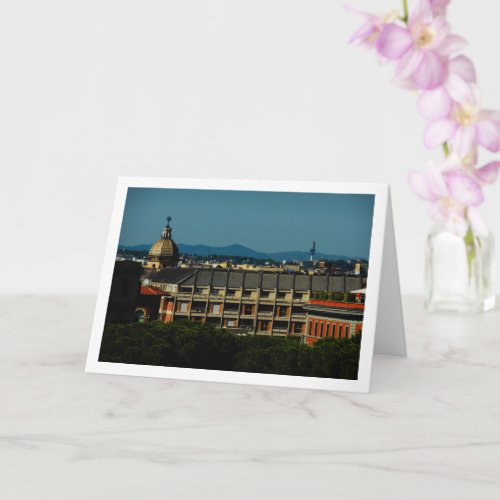 Castel Sant Angelo view of Parco Adriano Rome Card