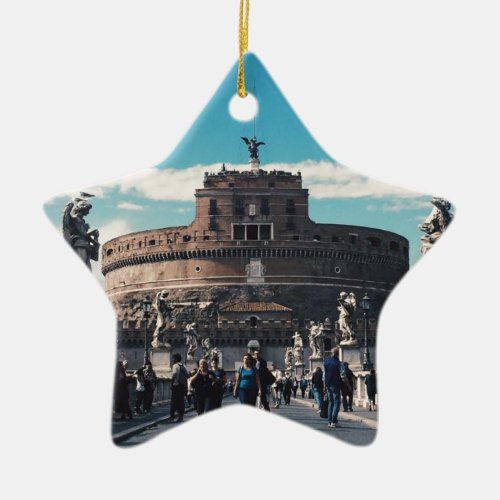 Castel SantAngelo Ceramic Ornament