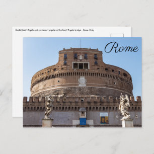 Castel Sant'Angelo - Rome, Italy Postcard
