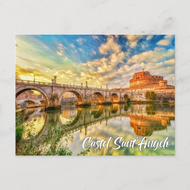 Castel Sant'Angelo, Rome, Italy Postcard (Front)