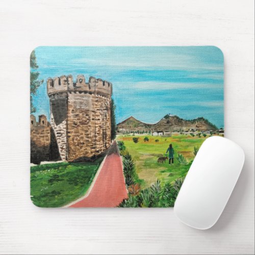 Castell de Benisanó Painting by Alfred Fox Mouse Pad