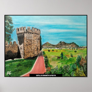 Castell de Benisanó Painting by Alfred Fox Poster