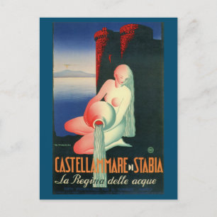 Castellammare di Stabia Naples vintage Postcard
