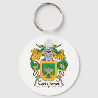 Castellanos Family Crest Keychain