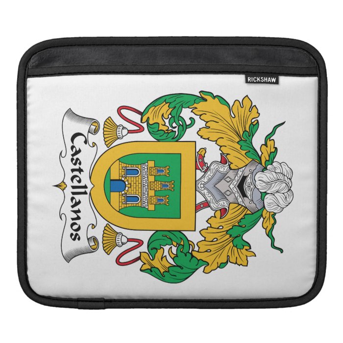 Castellanos Family Crest Sleeve For iPads