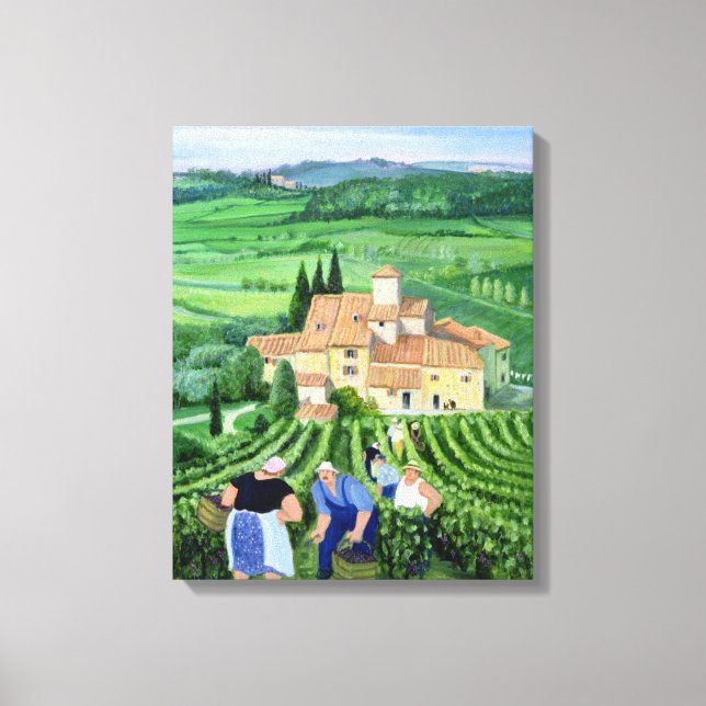 Castellina-in-Chianti Canvas Print (Front)