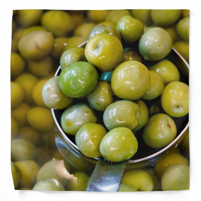 Castelvetrano Sweet Green Olives Bandana (Front)
