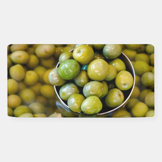 Castelvetrano Sweet Green Olives Banner (Horizontal)