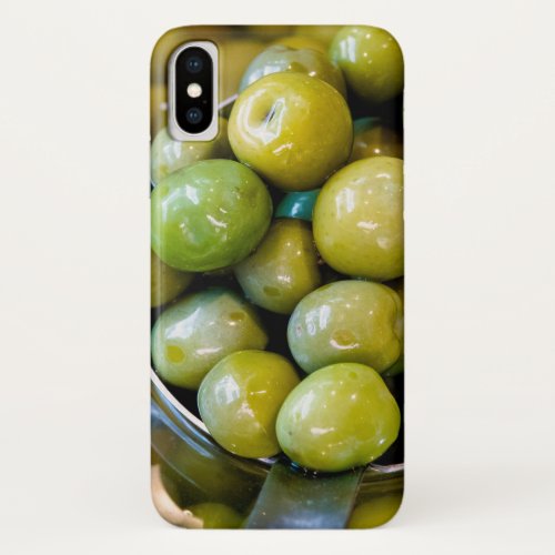 Castelvetrano Sweet Green Olives iPhone X Case