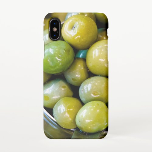 Castelvetrano Sweet Green Olives iPhone X Case