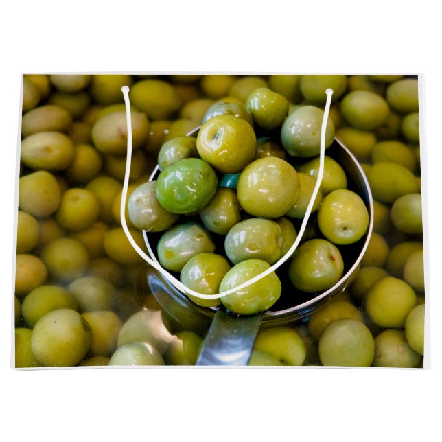 Castelvetrano Sweet Green Olives Large Gift Bag (Front)