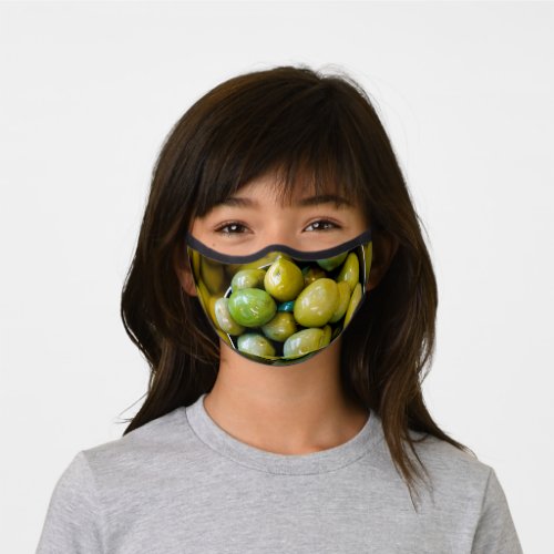 Castelvetrano Sweet Green Olives Premium Face Mask