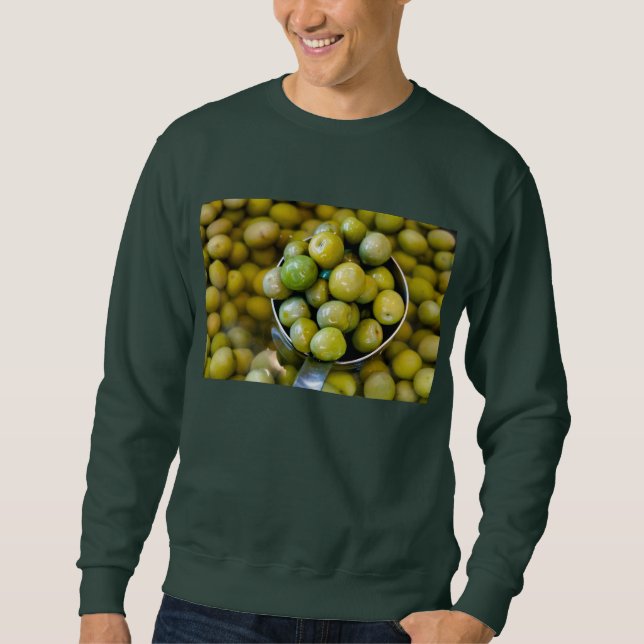 Castelvetrano Sweet Green Olives Sweatshirt (Front)