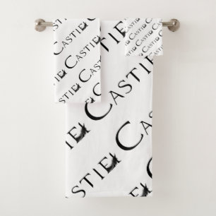 Castiel With Feather Bath Towel Set