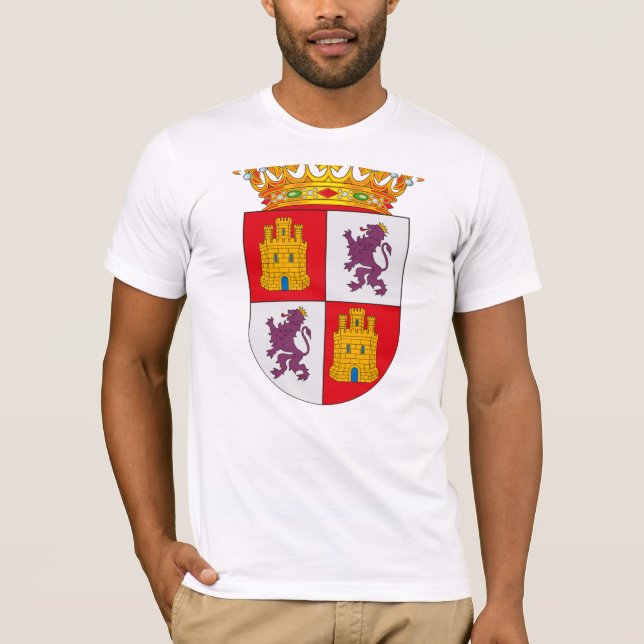 Castile And Leon Coat of Arms T-shirt (Front)