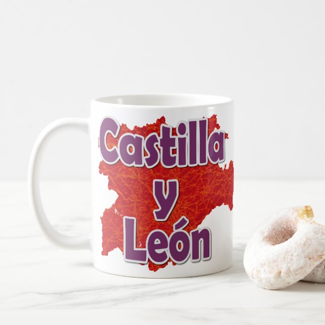 Castile and Leon Coffee Mug (With Donut)