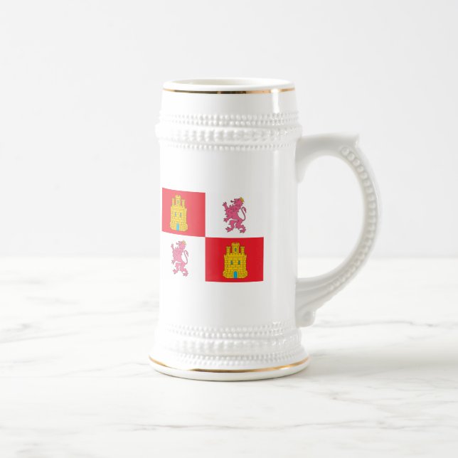 Castile And Leon Flag Mug (Right)