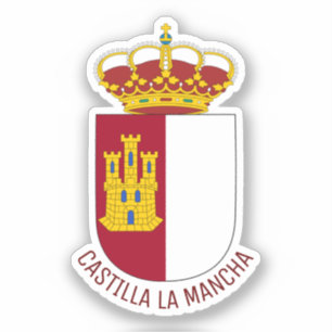 Castilla La Mancha coat of arms - Spain Sticker