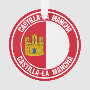 Castilla–La Mancha Round Emblem Ornament