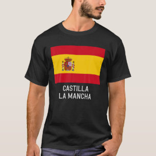 Castilla–La Mancha Spain Flag Emblem Escudo Bander T-Shirt
