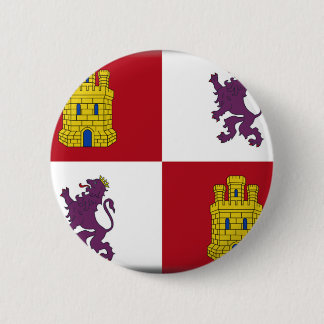 Castilla y Leon (Spain) Flag Button